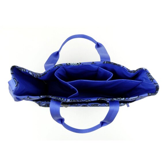 Vera Bradley Baja Blue Lighten Up Everything Organizer NWT - Picture 3 of 4